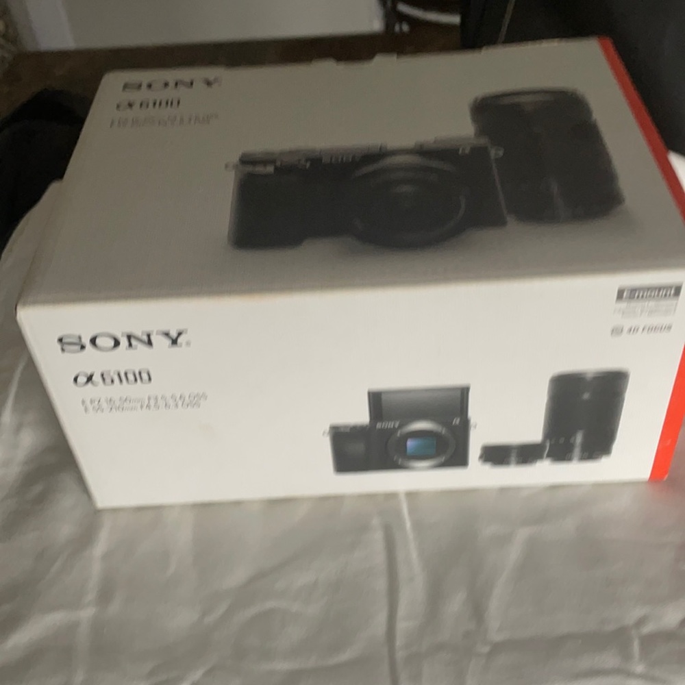 Sony X 6100 Camera. With a scan disk.